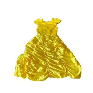 Disney Princess Belle Yellow Dress Costume Size 120